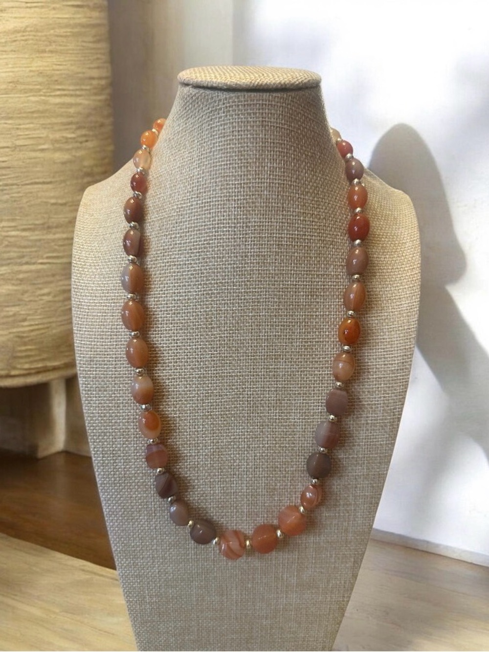 Gorgeous Carnelian crystal Beaded Necklace